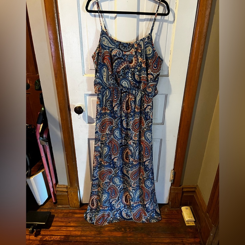 Women’s Paisley Maxi Dress - XL
